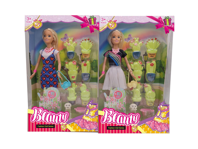 11.5-Inch Solid Live Hand Short Skirt Doll