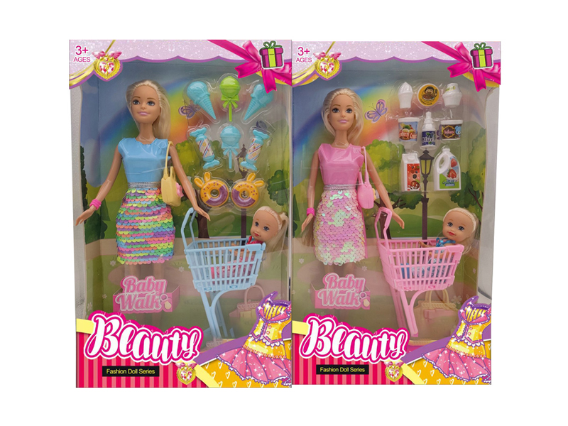 11.5-Inch Solid Live Hand Short Skirt Doll