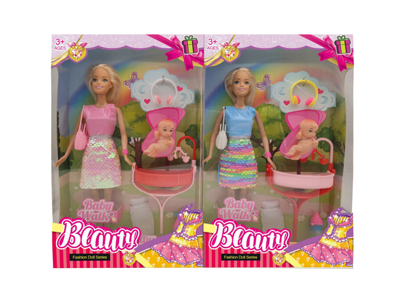 11.5-Inch Solid Live Hand Short Skirt Doll