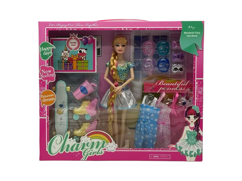 11.5-Inch 9-Joint Solid Fashion Doll