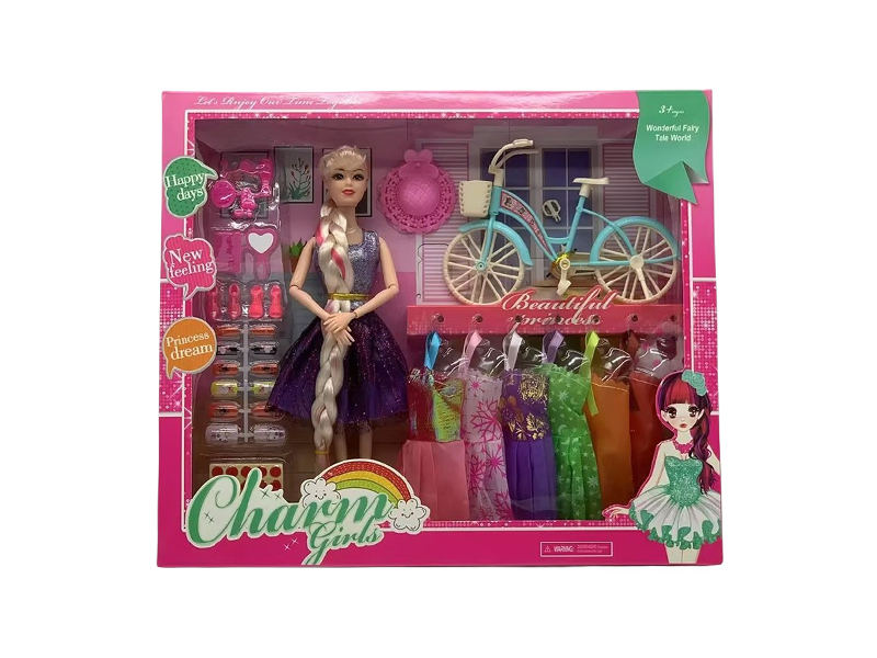 11.5-Inch 9-Joint Solid Fashion Doll