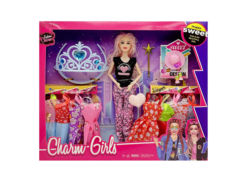 11.5-Inch 9-Joint Solid Fashion Doll