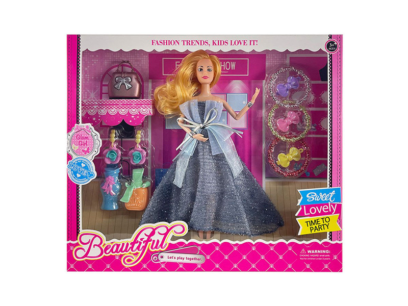 11.5-Inch 9-Joint Solid Wedding Doll