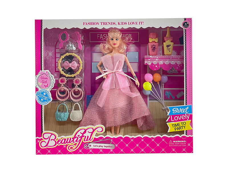 11.5-Inch 9-Joint Solid Wedding Doll