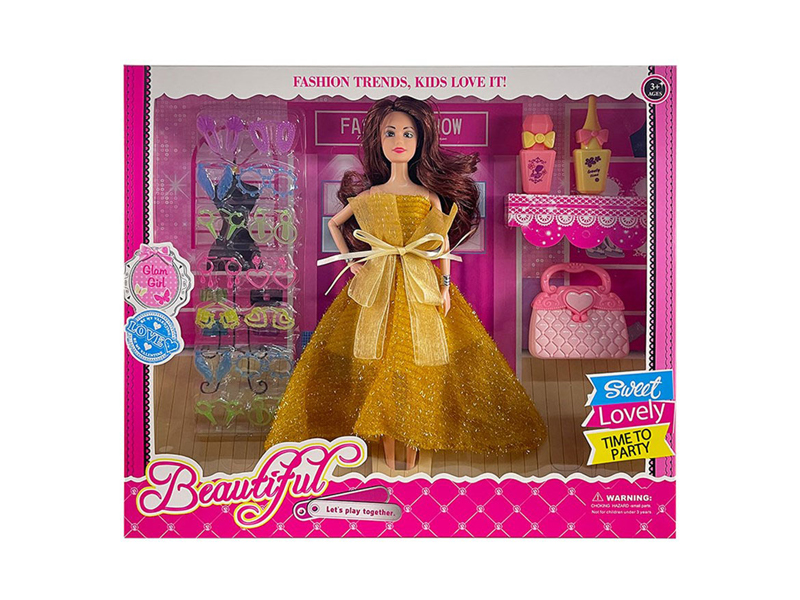 11.5-Inch 9-Joint Solid Wedding Doll