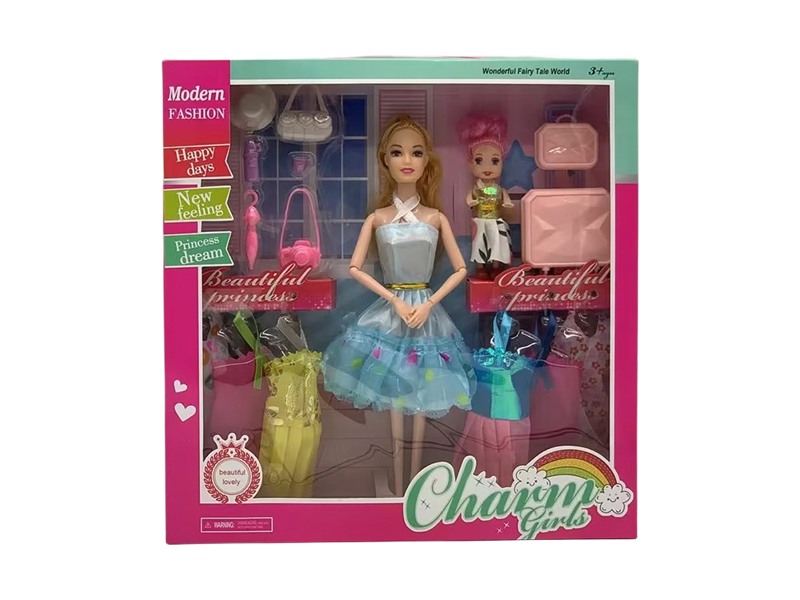 11.5-Inch 9-Joint Solid Fashion Doll