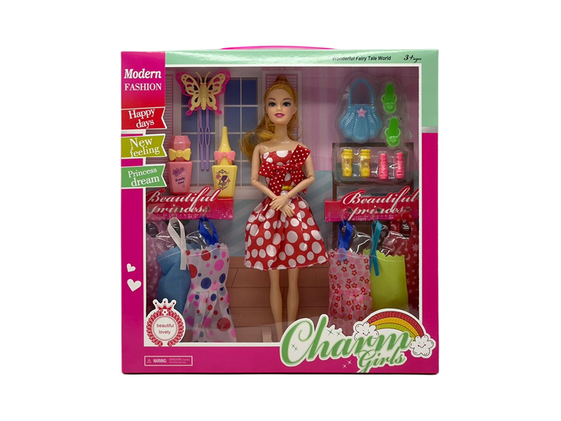 11.5-Inch 9-Joint Solid Fashion Doll