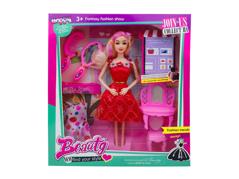 11.5-Inch 9-Joint Solid Fashion Doll