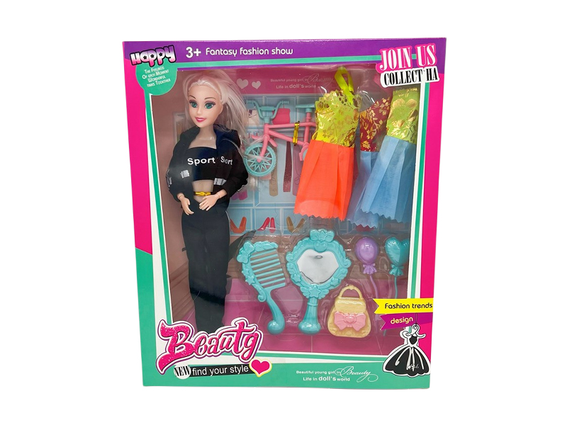 11.5-Inch 9-Joint Solid Fashion Doll