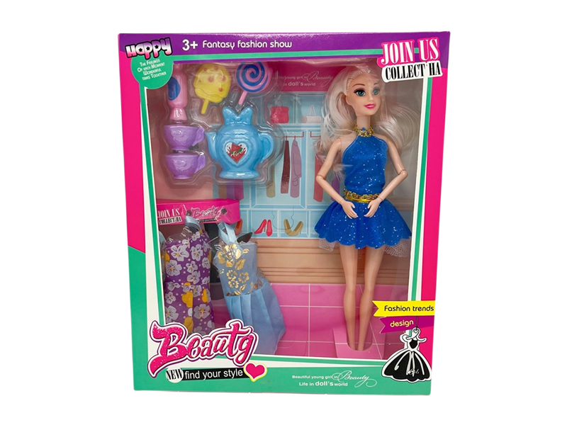 11.5-Inch 9-Joint Solid Fashion Doll