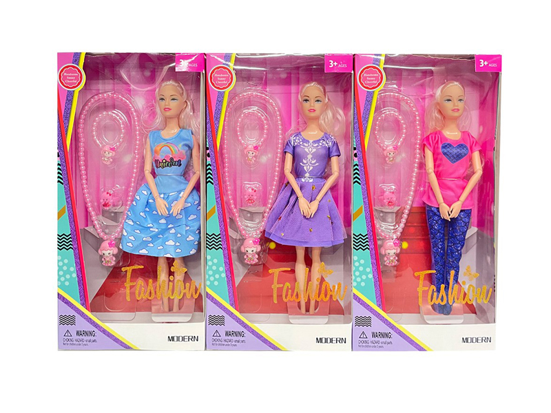 11.5-Inch 9-Joint Solid Trendy Doll