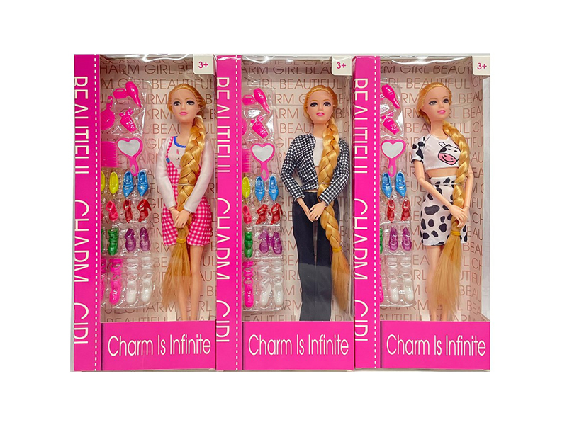 11.5-Inch 9-Joint Solid Trendy Doll