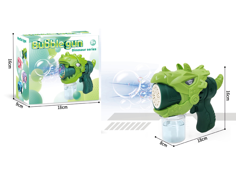 B/O 12Hole Dinosaur Bubble Gun