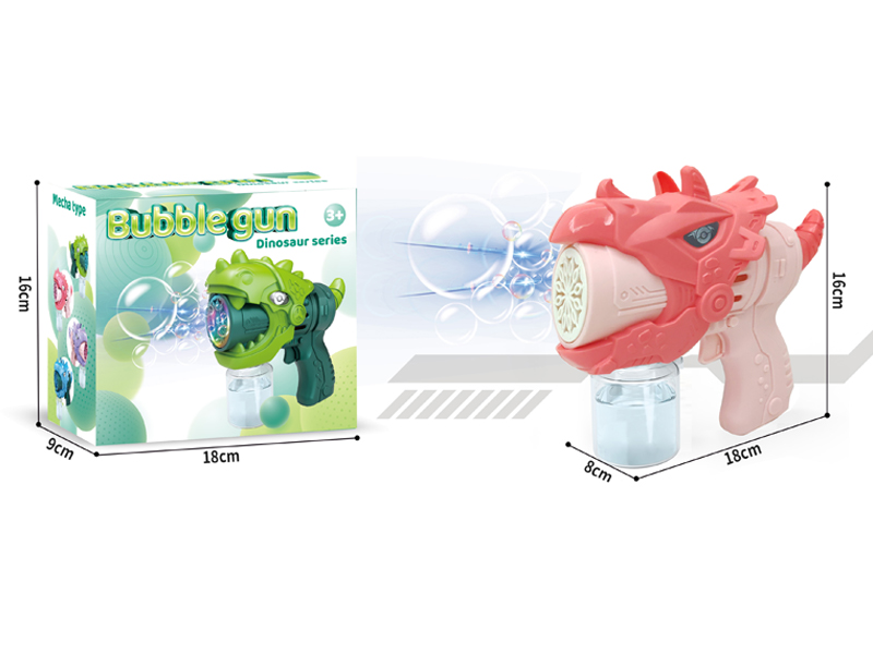 B/O 12Hole Dinosaur Bubble Gun