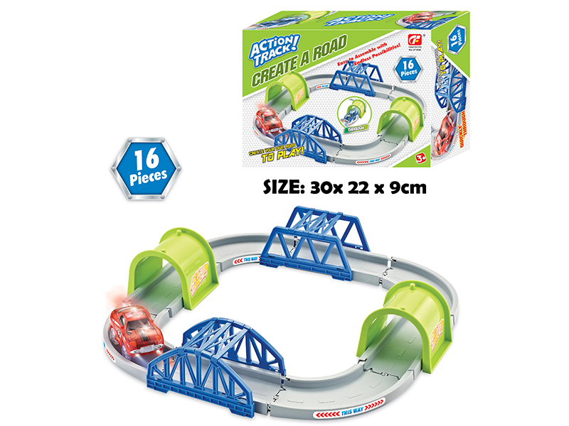 B/O Track Car 16pcs