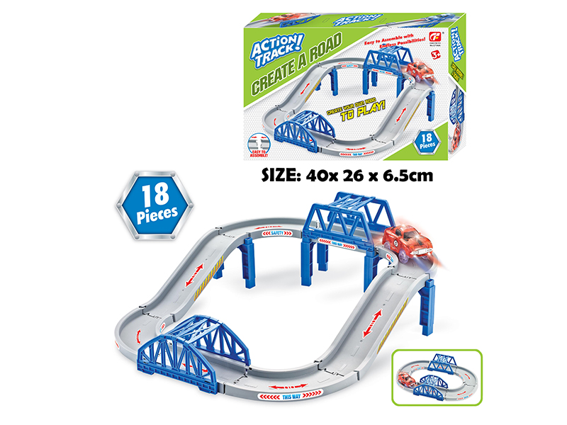 B/O Track Car 18pcs