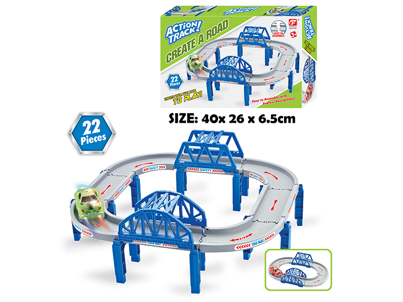 B/O Track Car 22pcs
