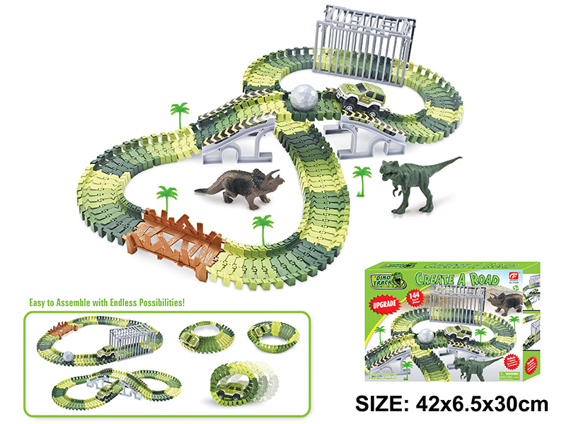 Dinosaur World B/O Track Car