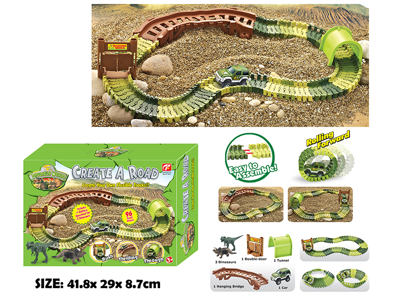 Dinosaur World B/O Track Car