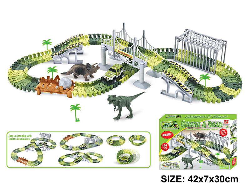 Dinosaur World B/O Track Car