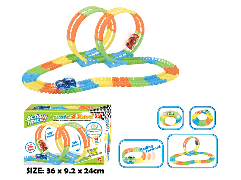 Glow-In-The-Dark B/O Rail Car