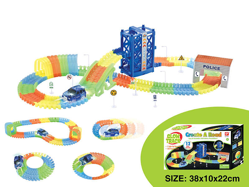 Glow-In-The-Dark B/O Rail Car