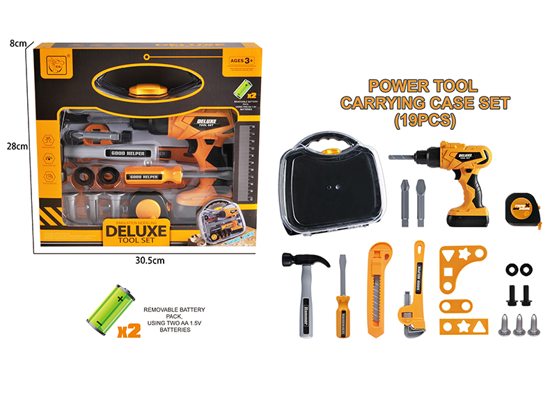 Power Tools Hand Box Set 19pcs