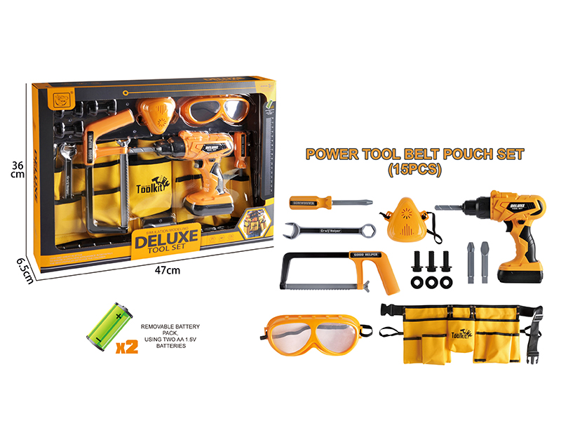 Power Tool Belt Pouch Set 15pcs