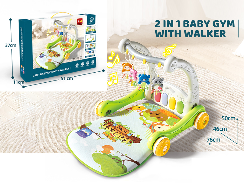2-In-1 Baby Gym With Walker