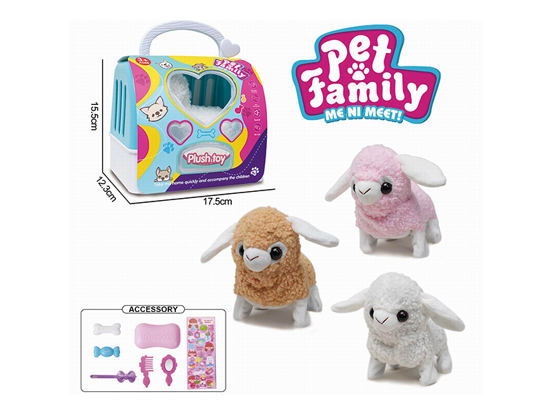 B/O Plush Walking Sheep+Accessories