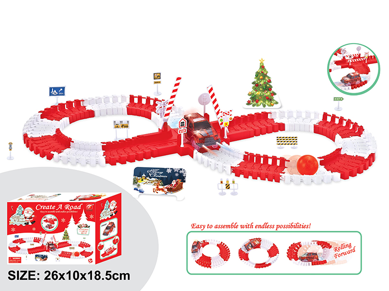Christmas Theme B/O Rail Car