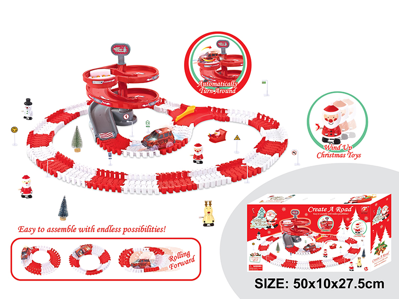 Christmas Theme B/O Rail Car