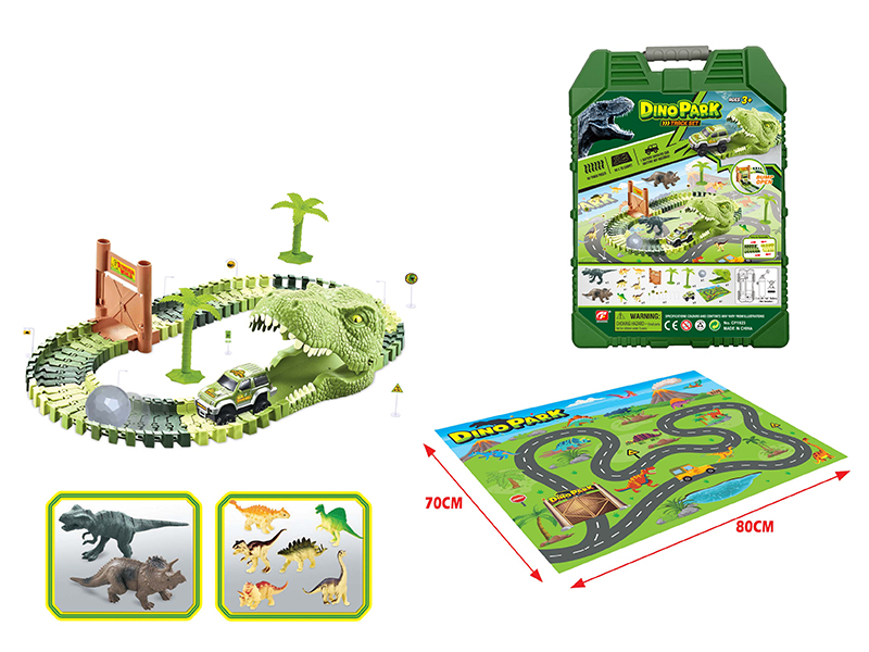 Dinosaur Park B/O Track Car