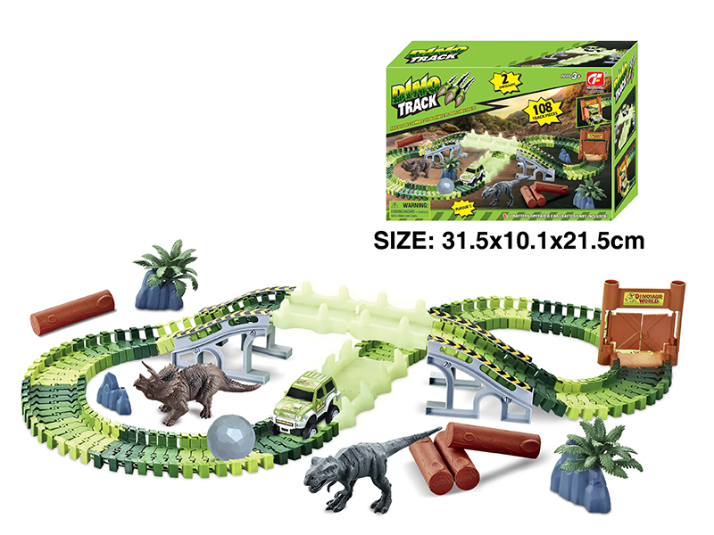Dinosaur World B/O Track Car