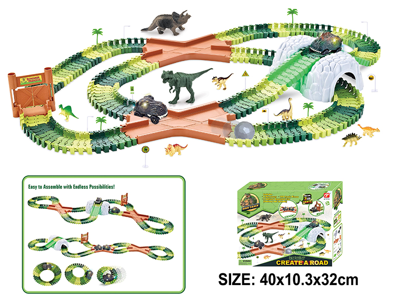 Dinosaur World B/O Track Car