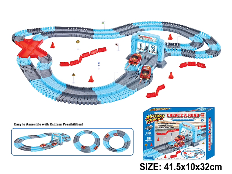 Electric Racing Car DIY Track Set