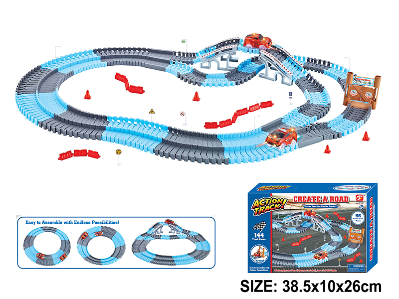 Electric Racing Car DIY Track Set