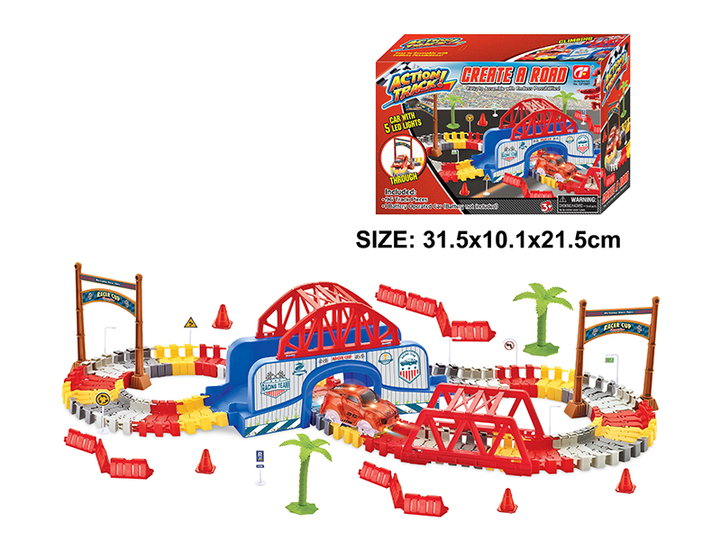 Electric Racing Car DIY Track Set