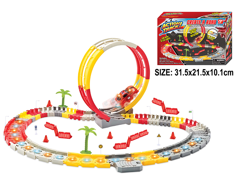 Electric Racing Car DIY Track Set