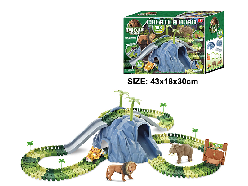 The Wild Zoo B/O Rail Car