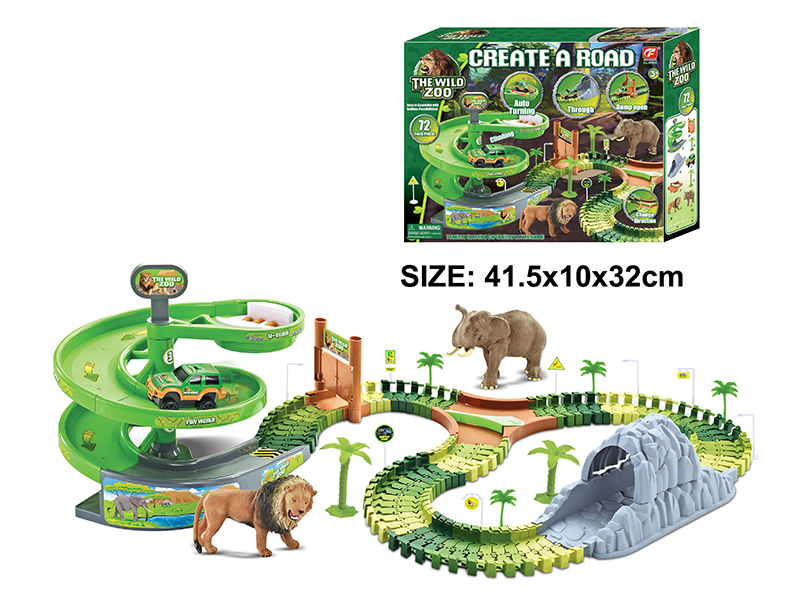 The Wild Zoo B/O Rail Car