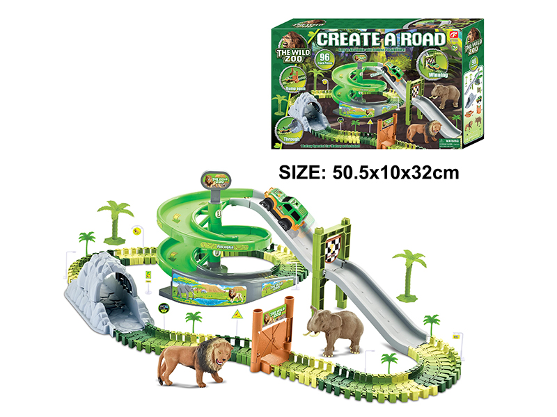 The Wild Zoo B/O Rail Car