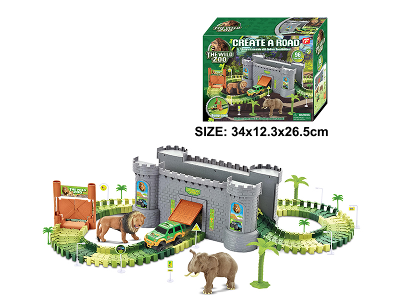 The Wild Zoo B/O Rail Car