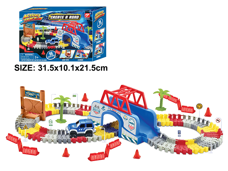Electric Racing Car DIY Track Set