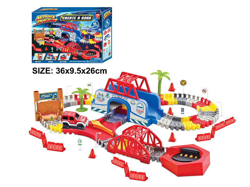 Electric Racing Car DIY Track Set
