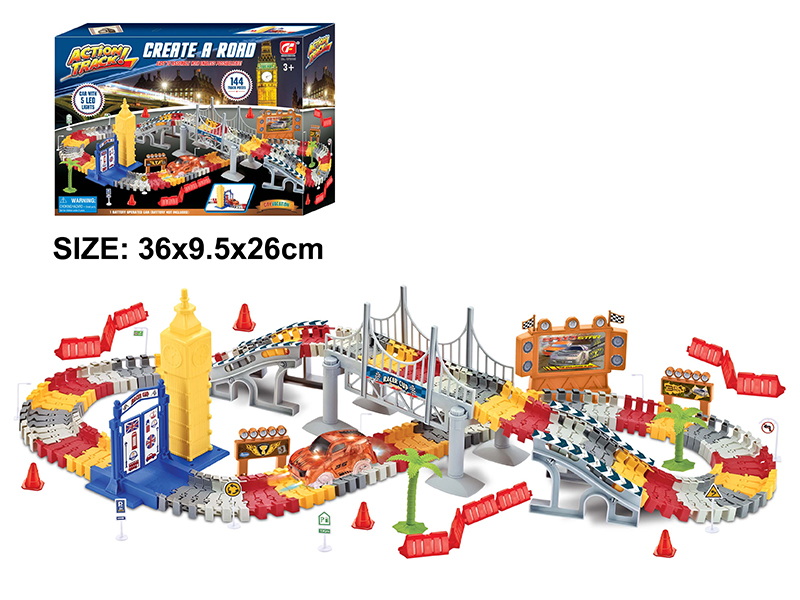 Electric Racing Car DIY Track Set