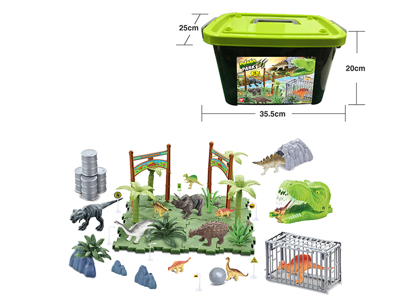 Dinosaur Park Scene Set