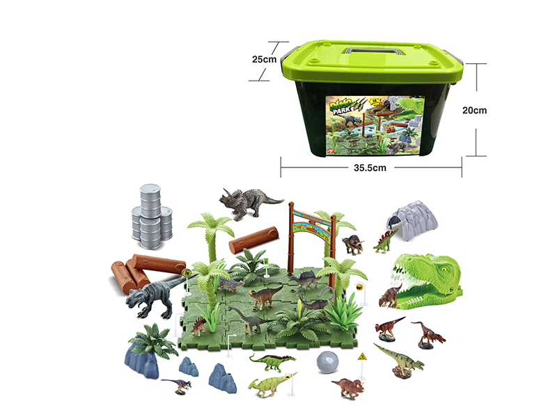 Dinosaur Park Scene Set