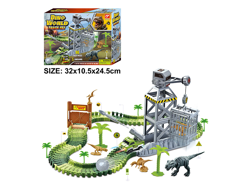 Dinosaur World B/O Rail Car