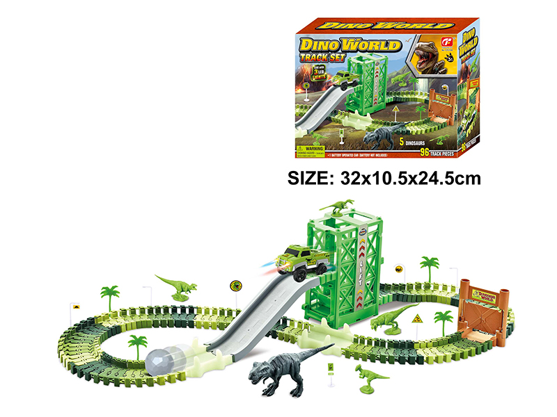 Dinosaur World B/O Rail Car